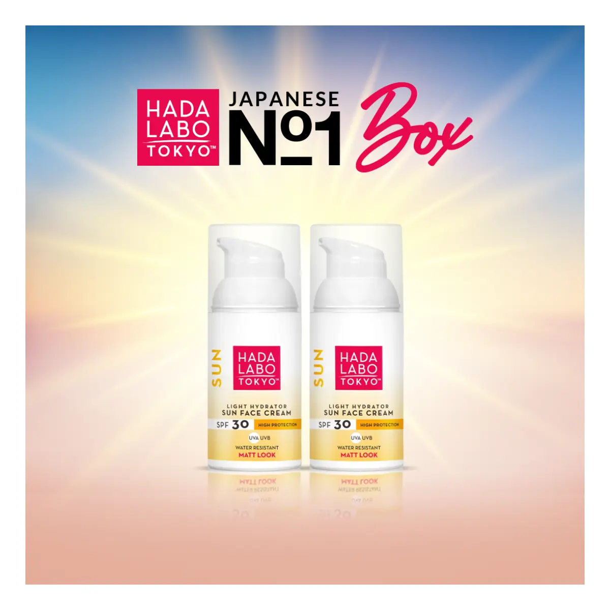 BOX SPF 30 - Hada Labo Tokyo sun krema za lice sa zaštitinim faktorom / SPF 30 ( 2 x 50ml )